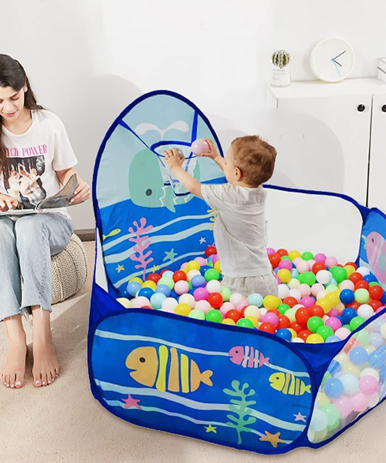 Children’s Game Pool with 40 Balls