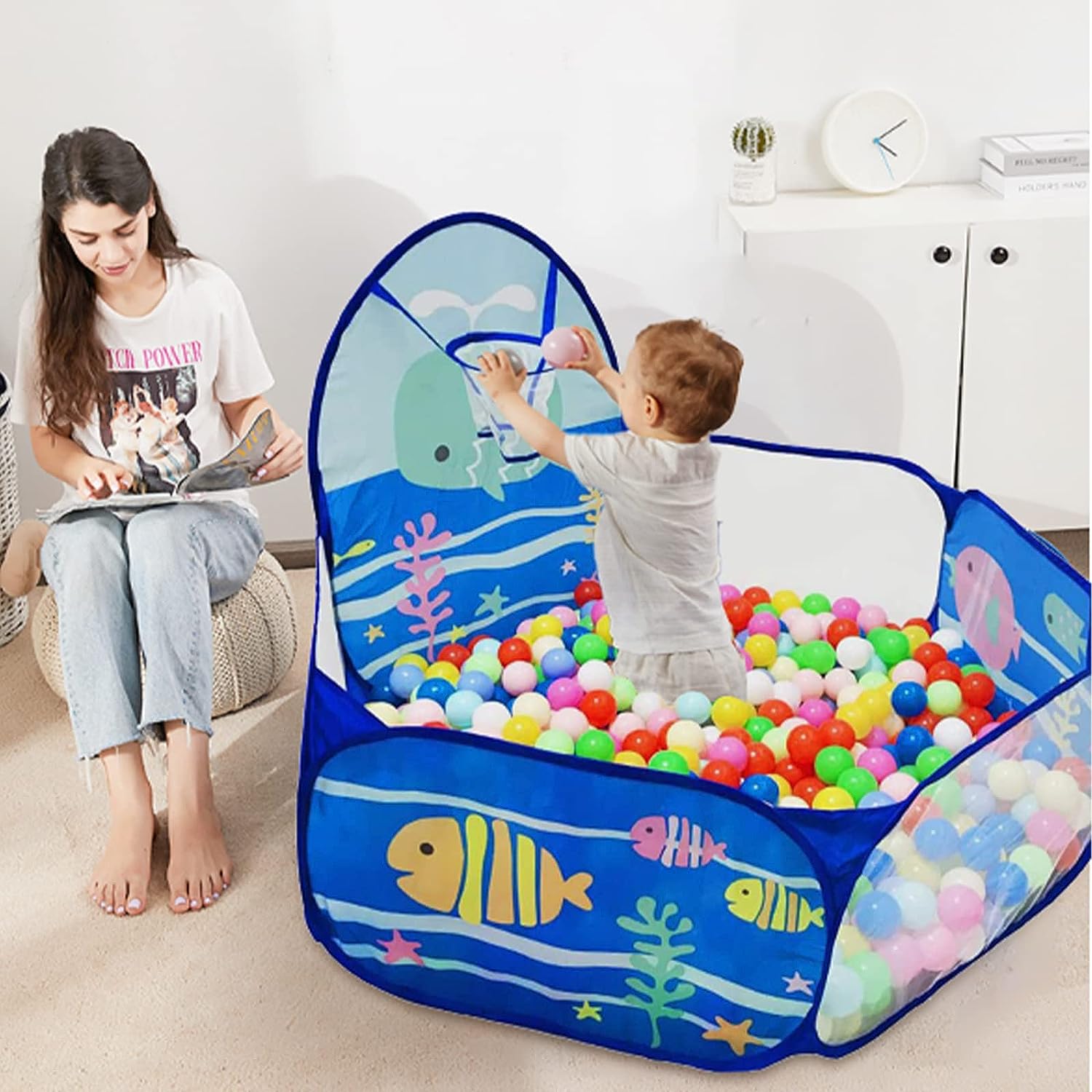 Children’s Game Pool with 40 Balls