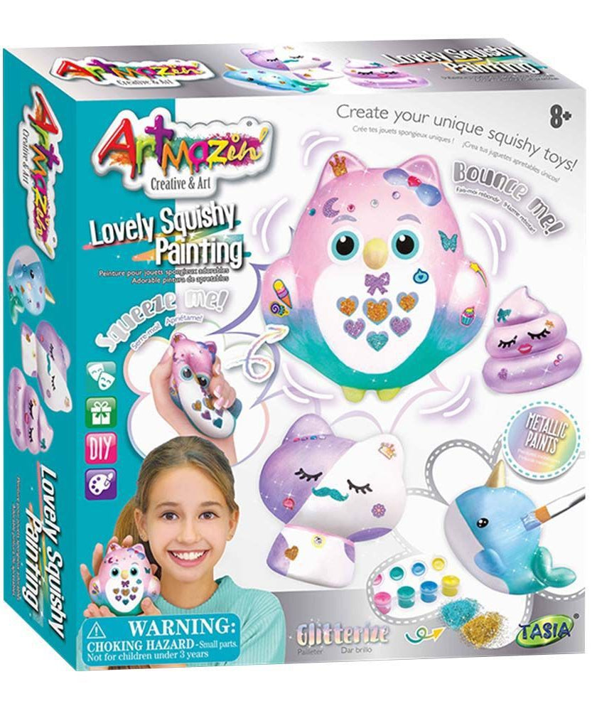 Lovely Squishy Painting Squeeze Me Glitterize