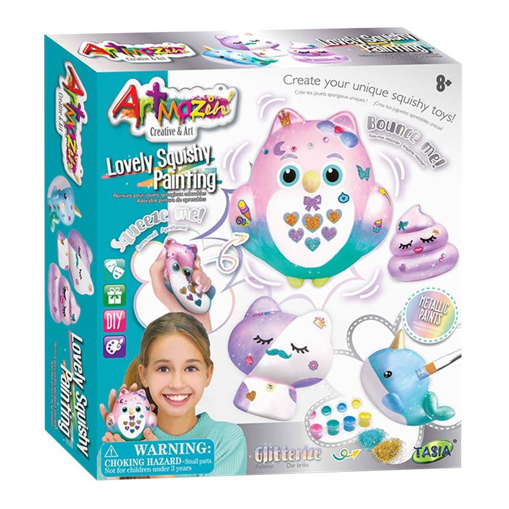 Lovely Squishy Painting Squeeze Me Glitterize
