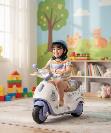 Whimsical Fantasy Ride-On Scooter for Kids