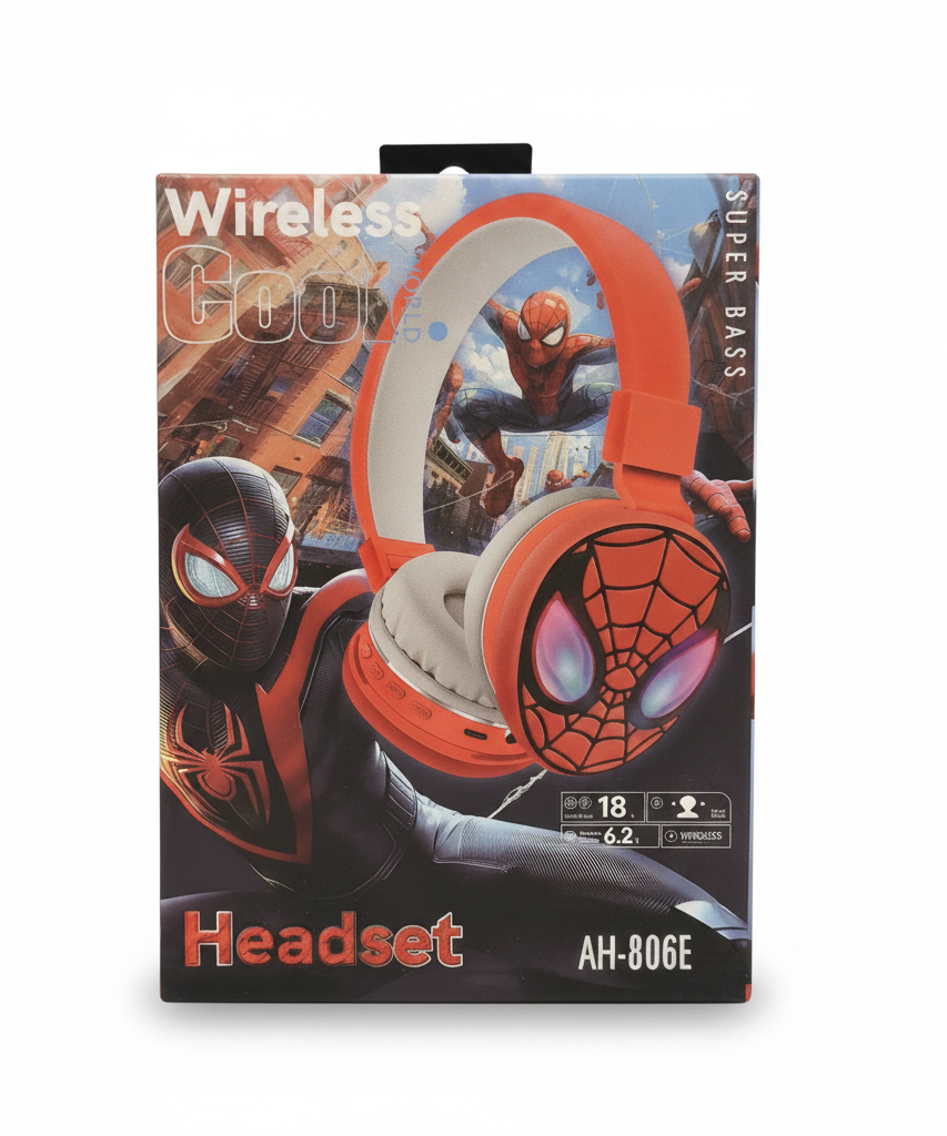 Wireless Headset AH-806E Super Bass Spider-Man Edition