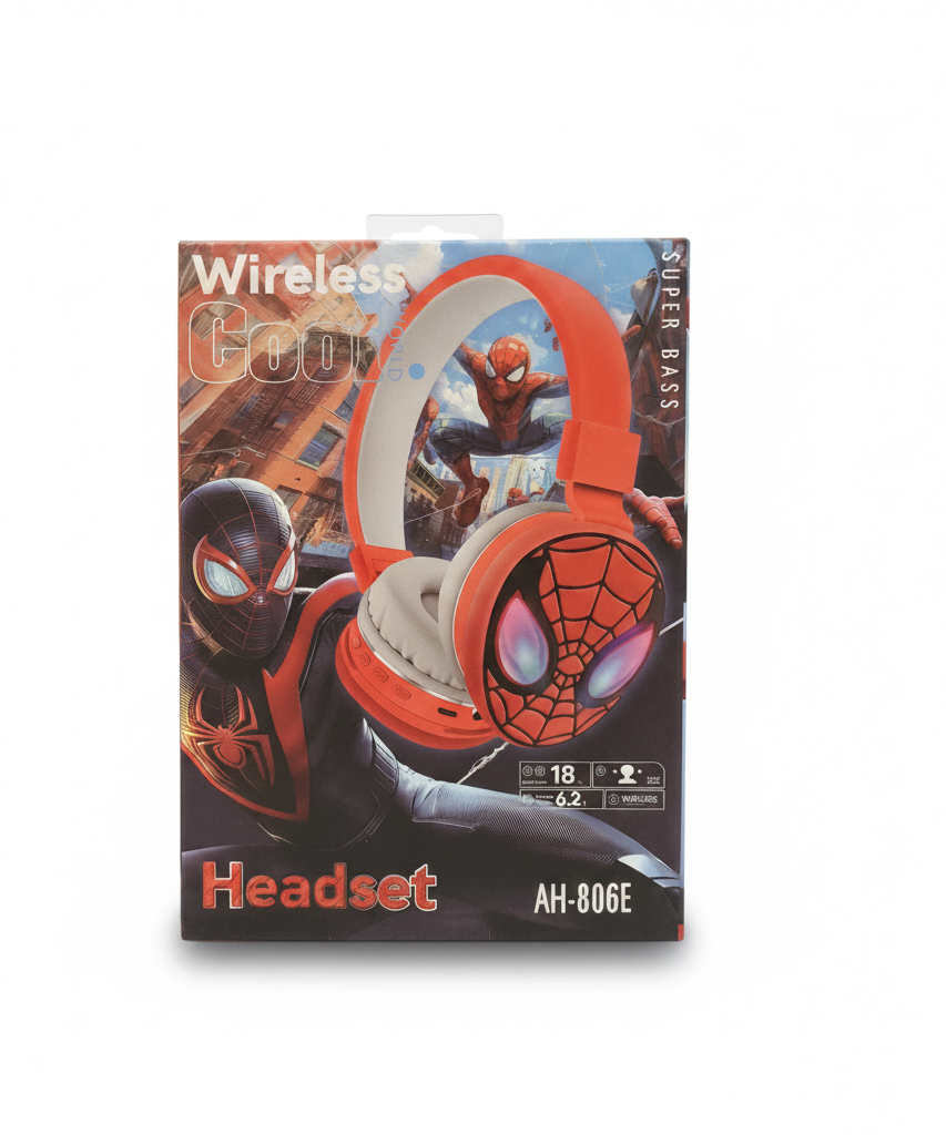 Wireless Headset AH-806E Super Bass Spider-Man Edition