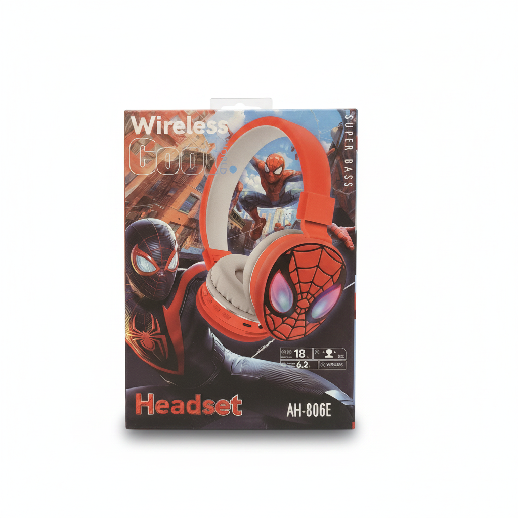 Wireless Headset AH-806E Super Bass Spider-Man Edition