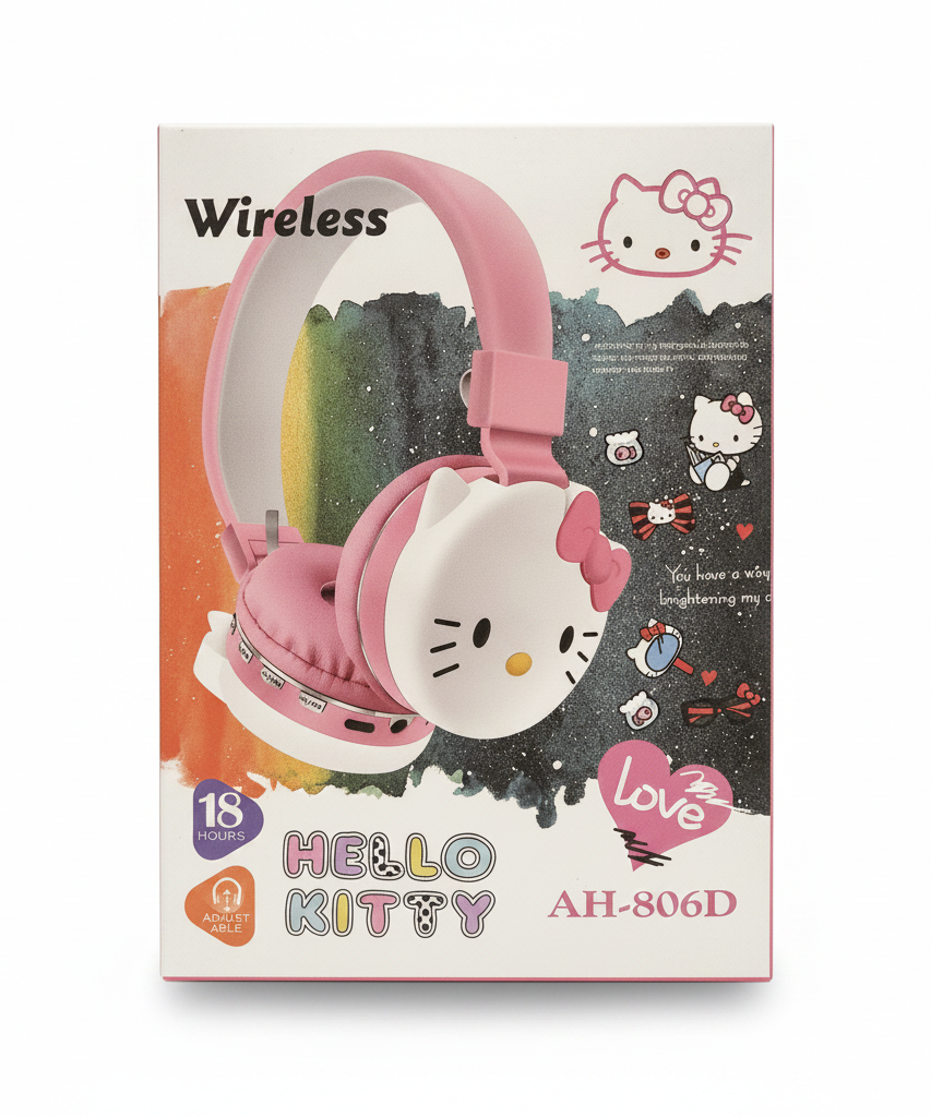 Wireless Hello Kitty Headphones AH-806D