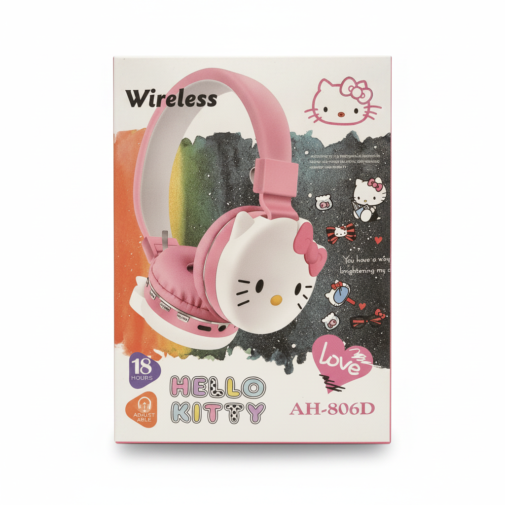 Wireless Hello Kitty Headphones AH-806D