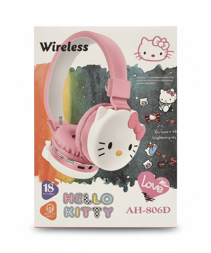 Wireless Hello Kitty Headphones AH-806D