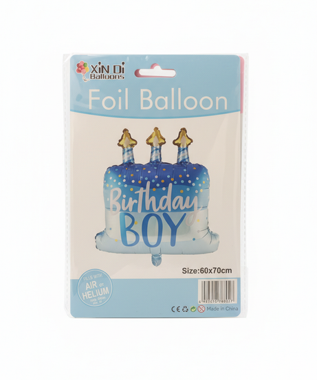 XIN DI Balloons Birthday BOY Cake Foil Balloon
