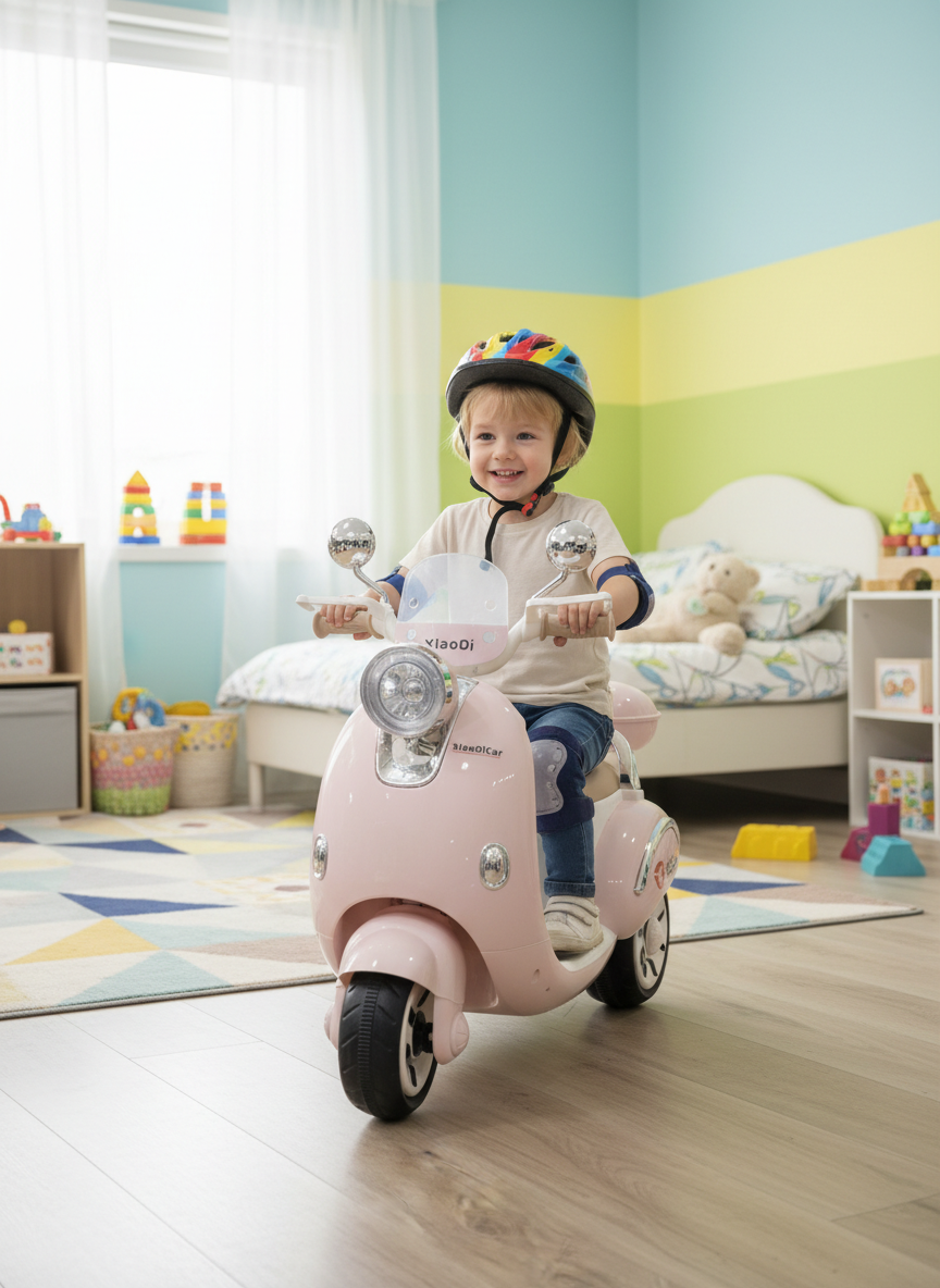 XiaoDiCar Kids' Electric Ride-On Scooter