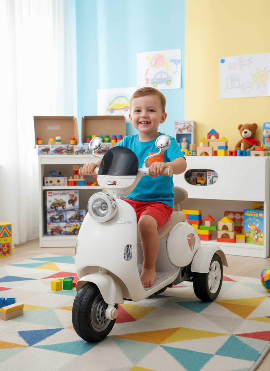 Yadea MWB Premium Style 3-Wheel Ride-On Scooter