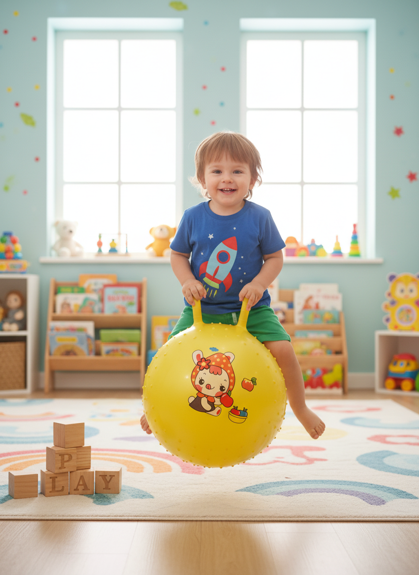 Yellow Character Hopper Ball ( 45 cm )