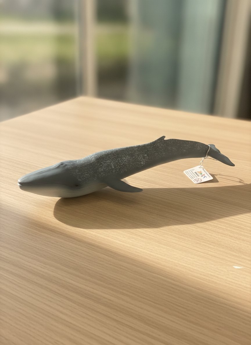 ZAAT Lifelike Blue Whale Toy Figure