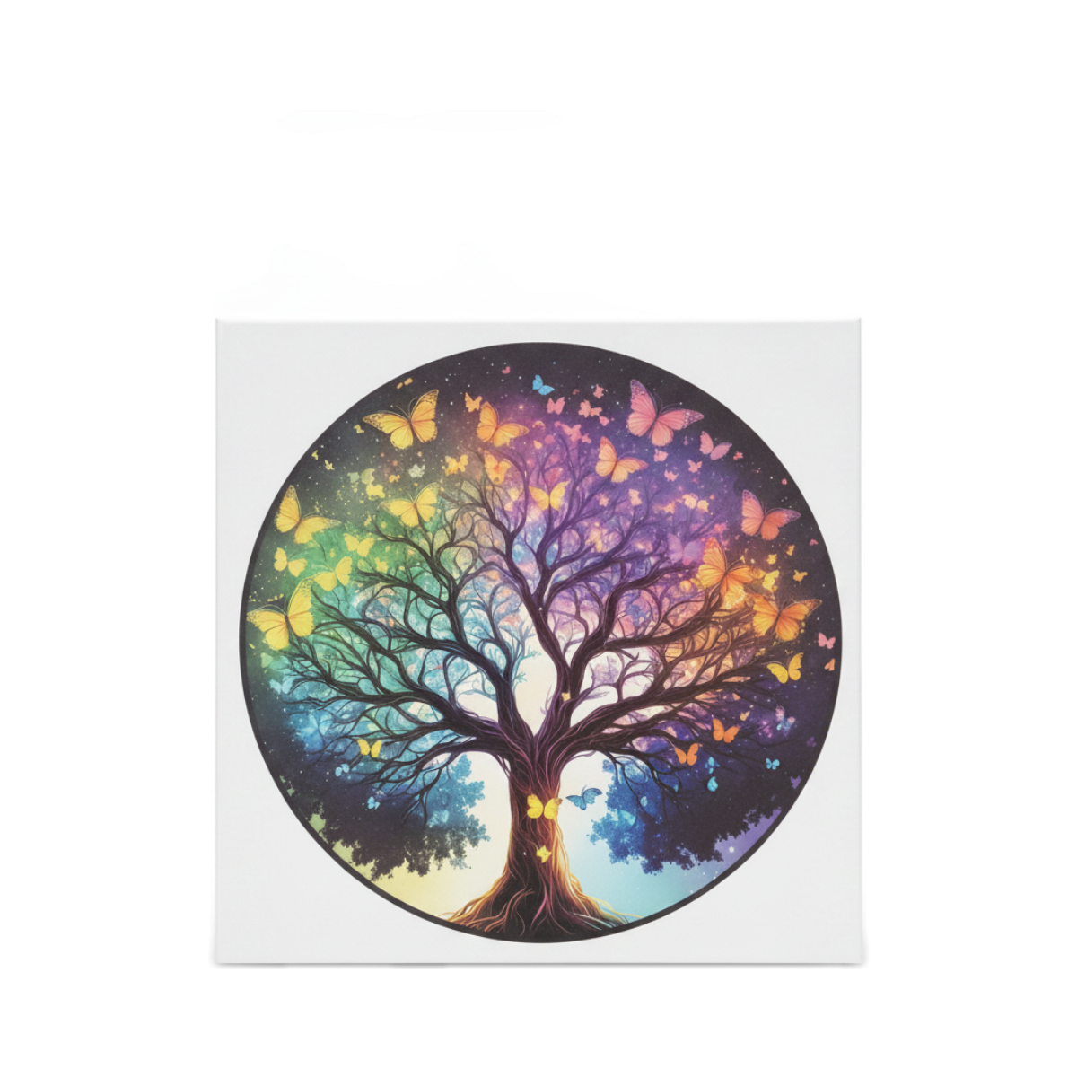 ZAYAT 1000-Piece Tree of Life & Butterflies Round Jigsaw Puzzle