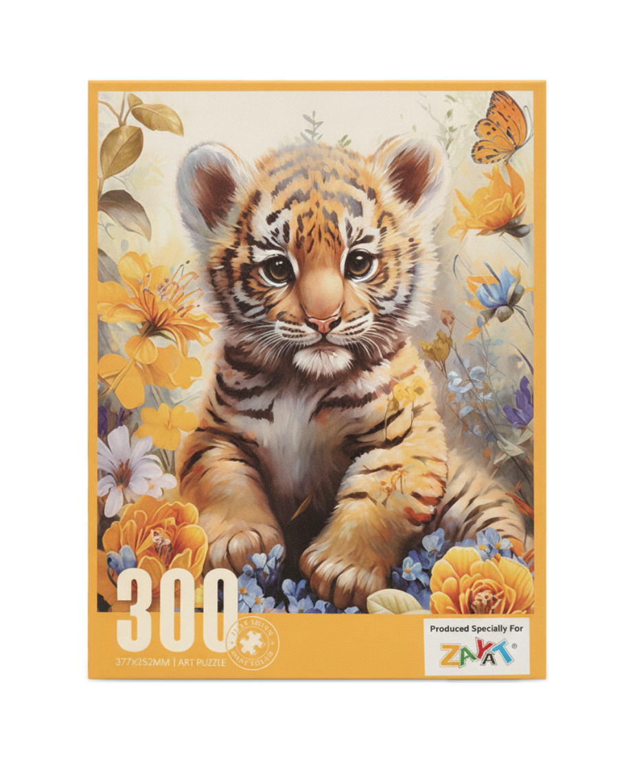 ZAYAT Baby Tiger Art Puzzle (300 Pieces)