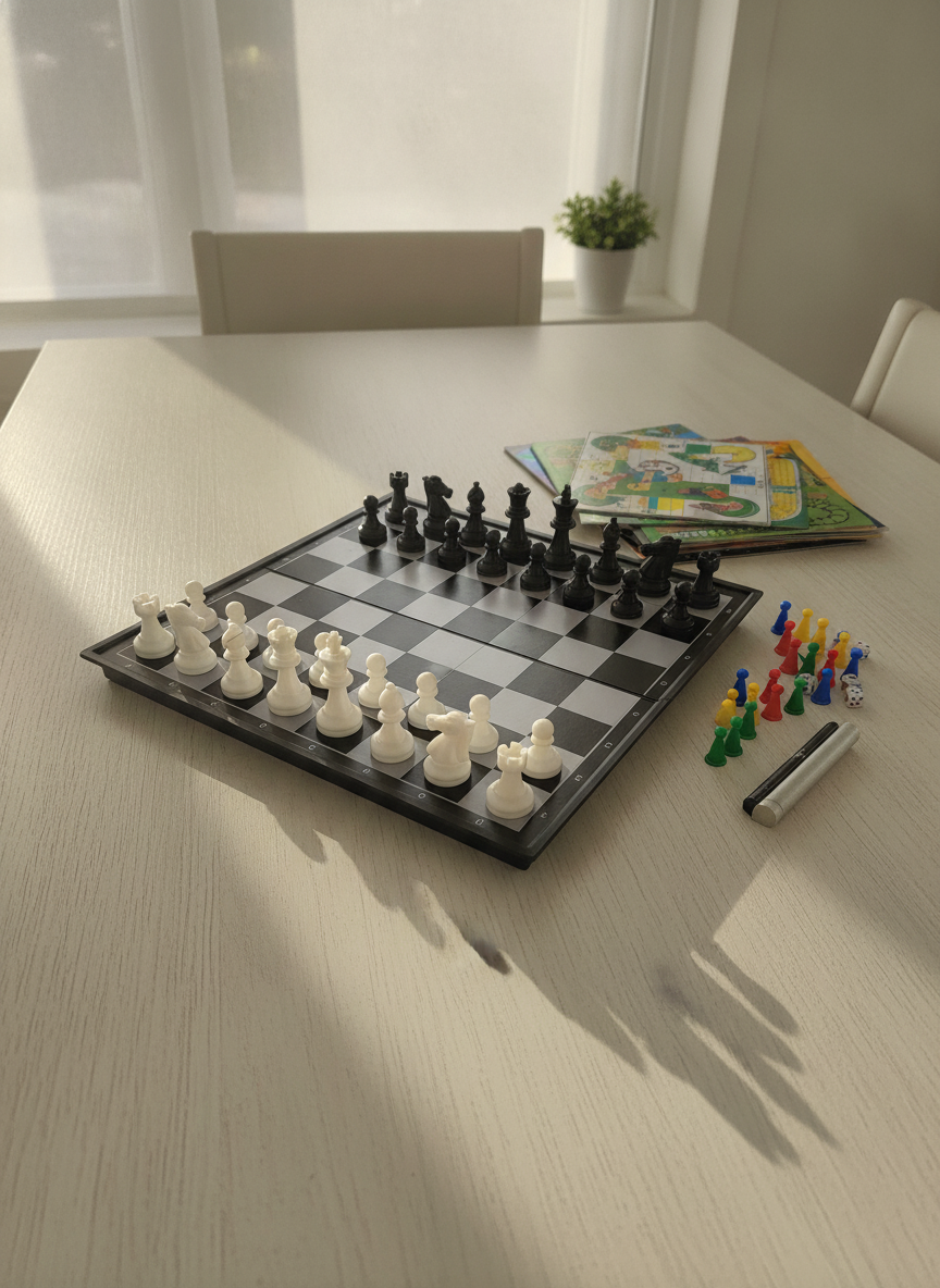 ZAYAT Magnetic Board Chess Playset 10 in a Box