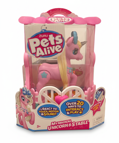 Zuru Pets Alive My Magical Unicorn & Stable