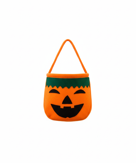 Felt Pumpkin Halloween Treat Bag