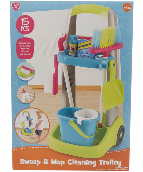 Sweep & Mop Cleaning Trolley