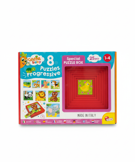 Carotina Baby 8 Progressive Puzzles - Special Puzzle Box