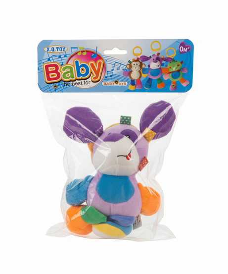 X.Q. TOY Baby Plush Animal Rattle