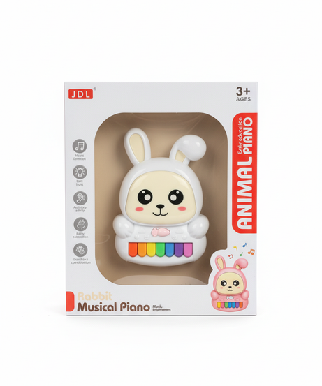 JDL Rabbit Musical Animal Piano - Early Education Toy