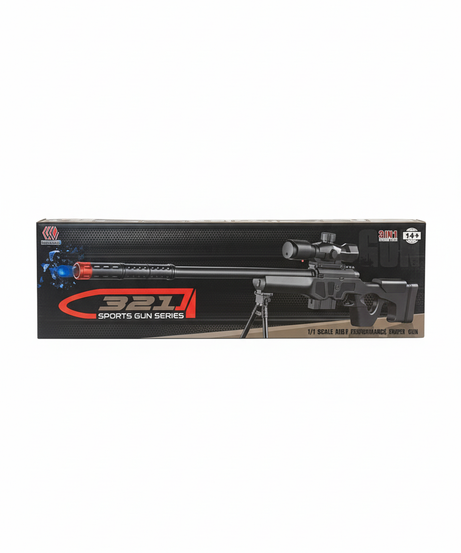 321 Sports Gun Series 1/1 Scale High Performance Model Gun (3-in-1 Bullet Type)