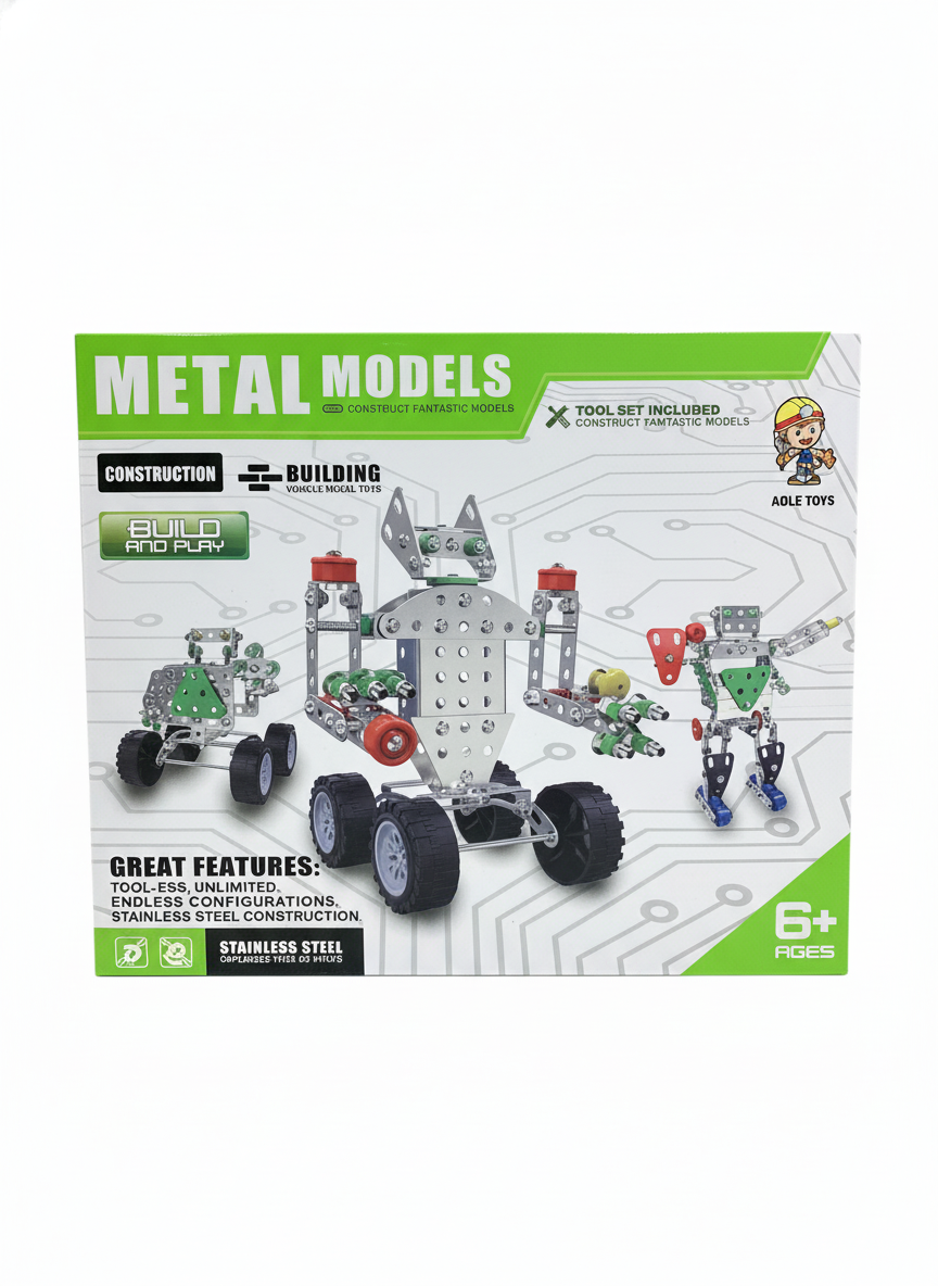 Aole Toys Metal Models Building Vehicle Model Toys