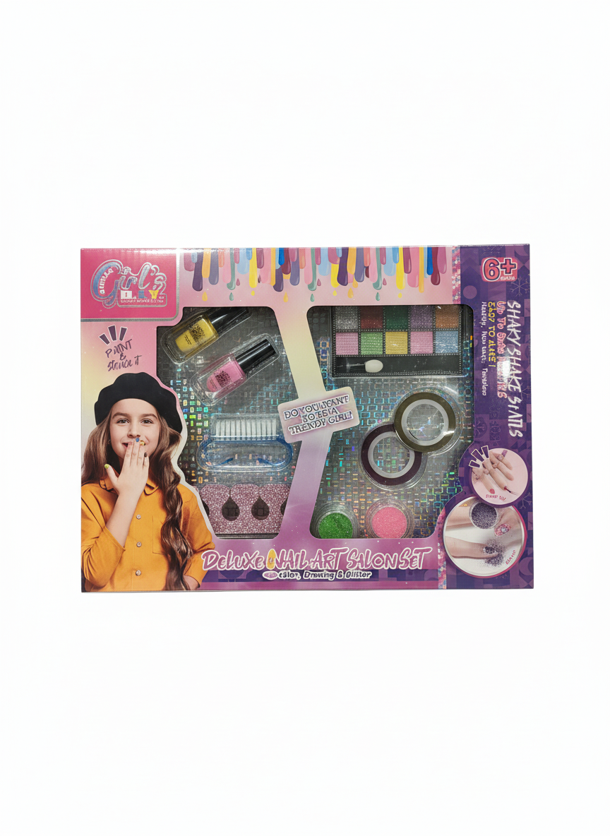 Girl's D.I.Y. Studio Deluxe NAIL ART SALON SET