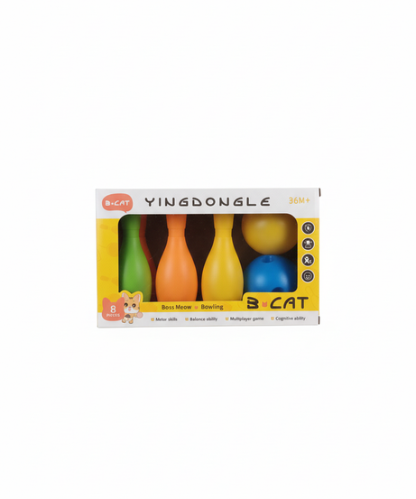B.CAT YINGDONGLE Boss Meow Bowling Set