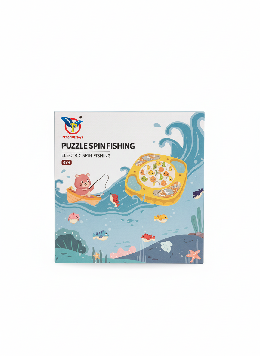 PENG YUE TOYS Puzzle Spin Fishing Electric Spin Fishing