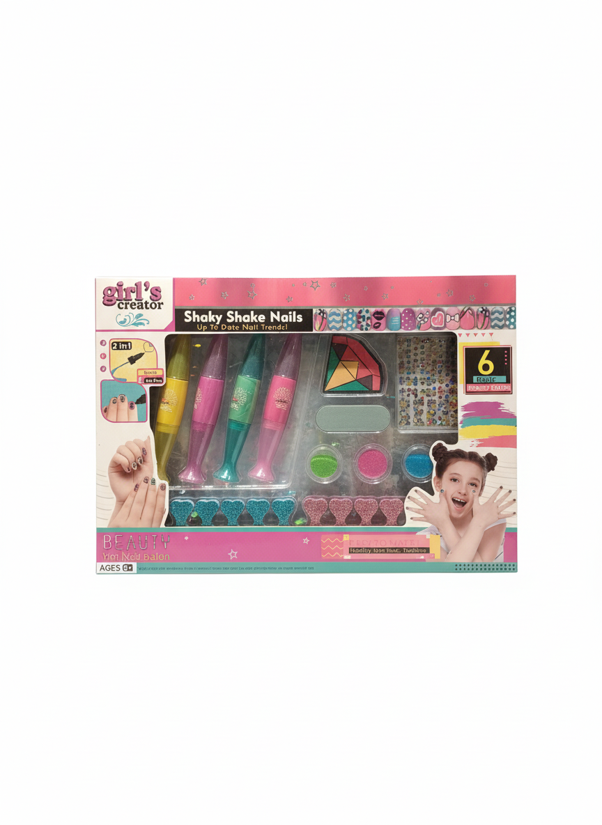 Girl's Creator Shaky Shake Nails Art Nail Salon