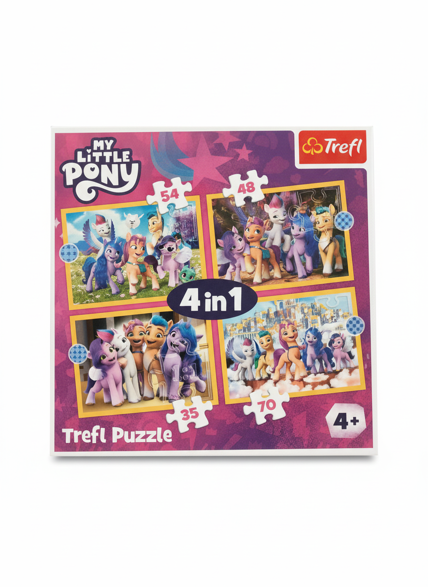My Little Pony 4-in-1 Trefl Puzzle Set