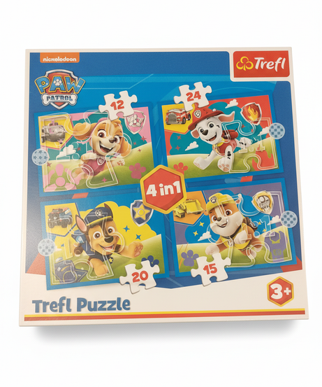 Trefl Paw Patrol 4-in-1 Puzzle Set