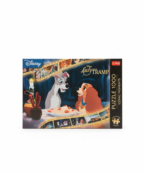 Disney Lady and the Tramp Iconic Moments 1000 Piece Jigsaw Puzzle
