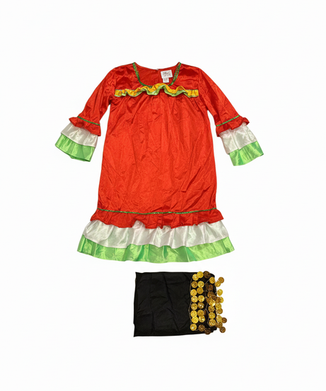 Girl Peasant Red Costume