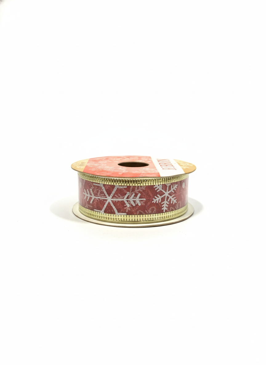Holiday Snowflake Craft Ribbon