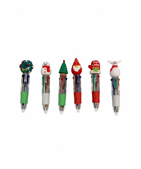 Festive Christmas Character Multi-Color Pen - 1 Pen