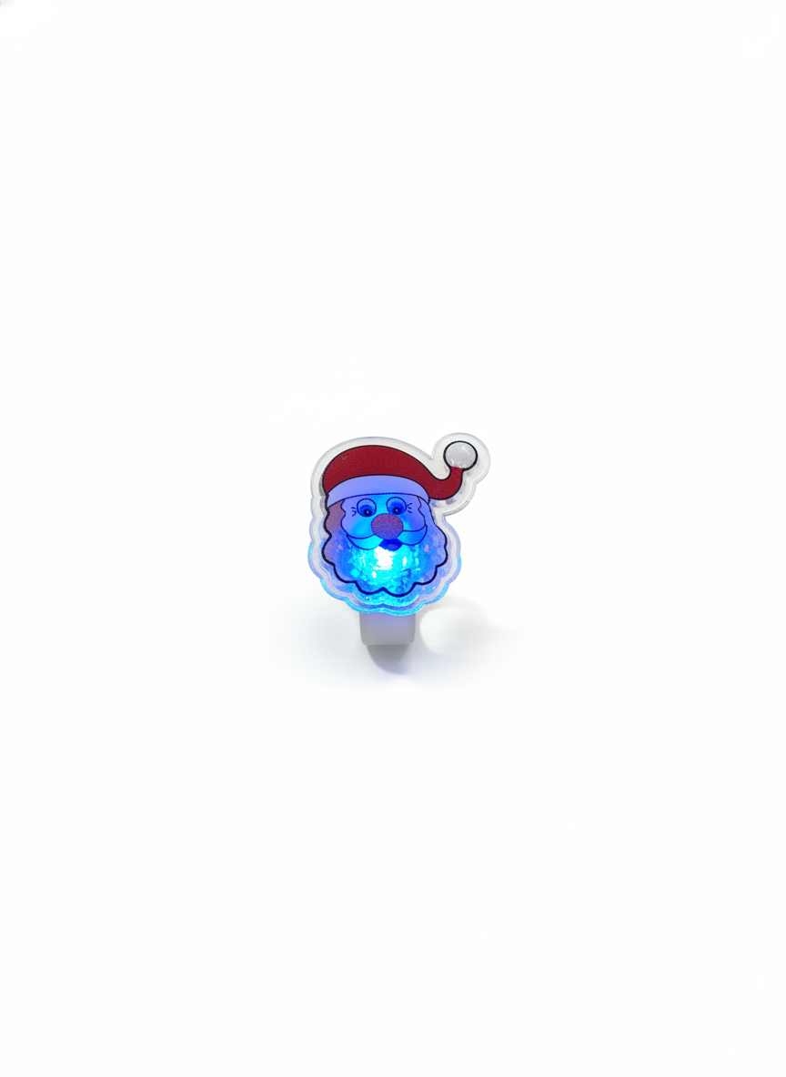 Light-Up Santa Claus Festive Ring