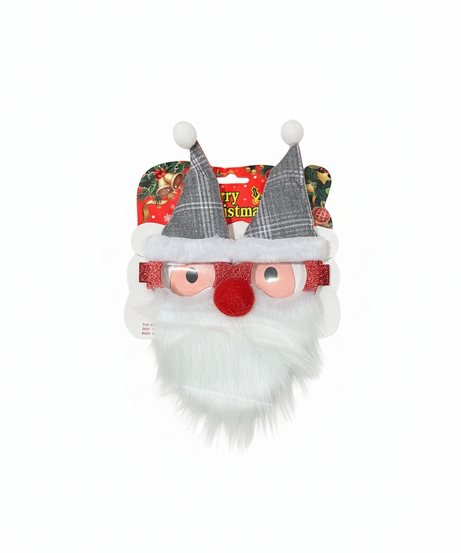 Merry Christmas Santa Claus Novelty Headband Glasses