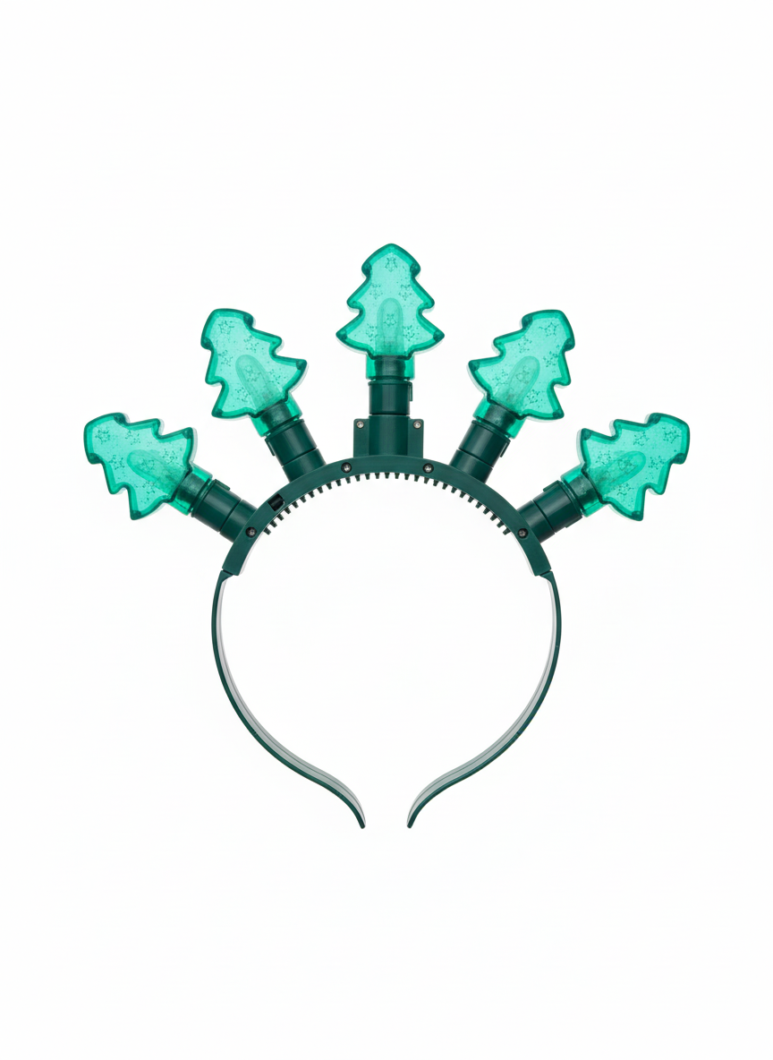 Light-Up Christmas Tree Holiday Headband
