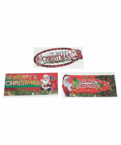 Assorted Merry Christmas Decorative Sign
