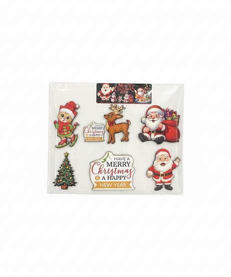 Merry Christmas & Happy New Year Refriger Stickers Collection