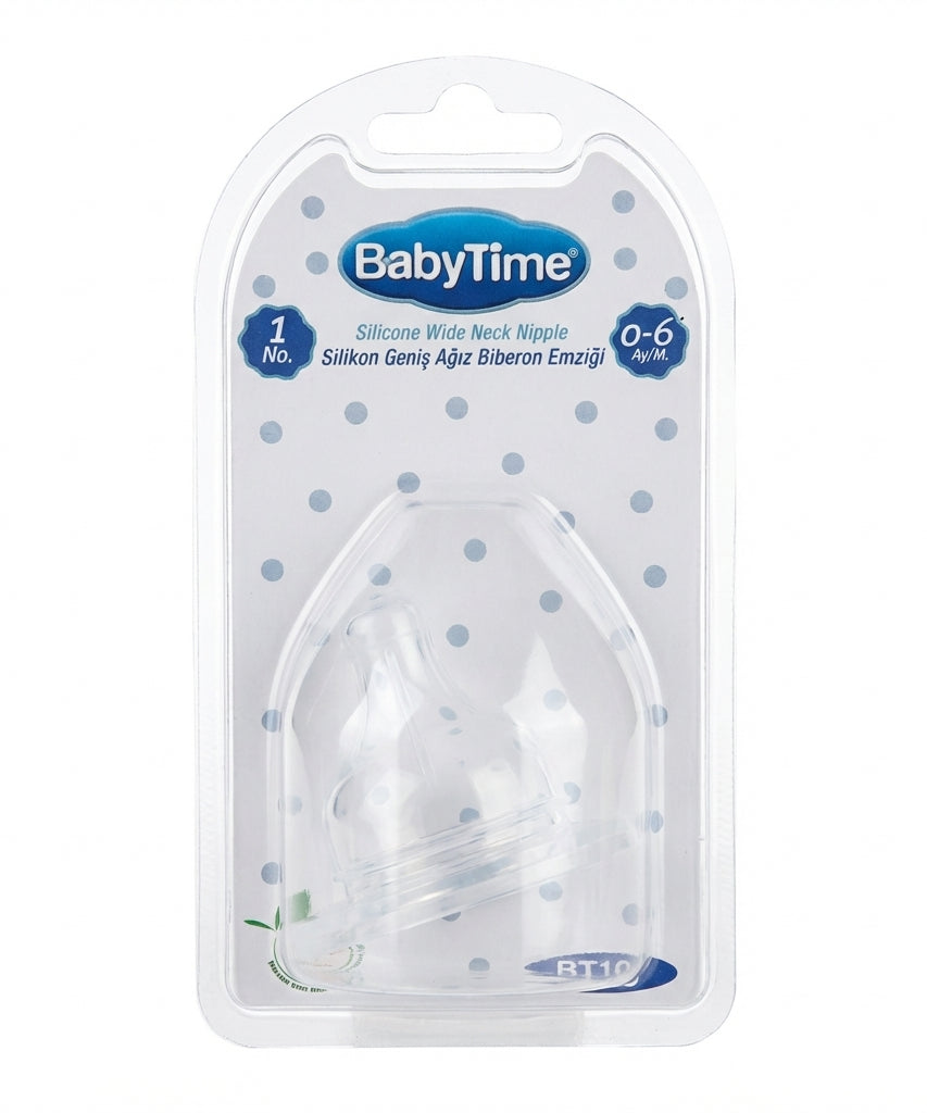 BabyTime Silicone Wide Neck Nipple
