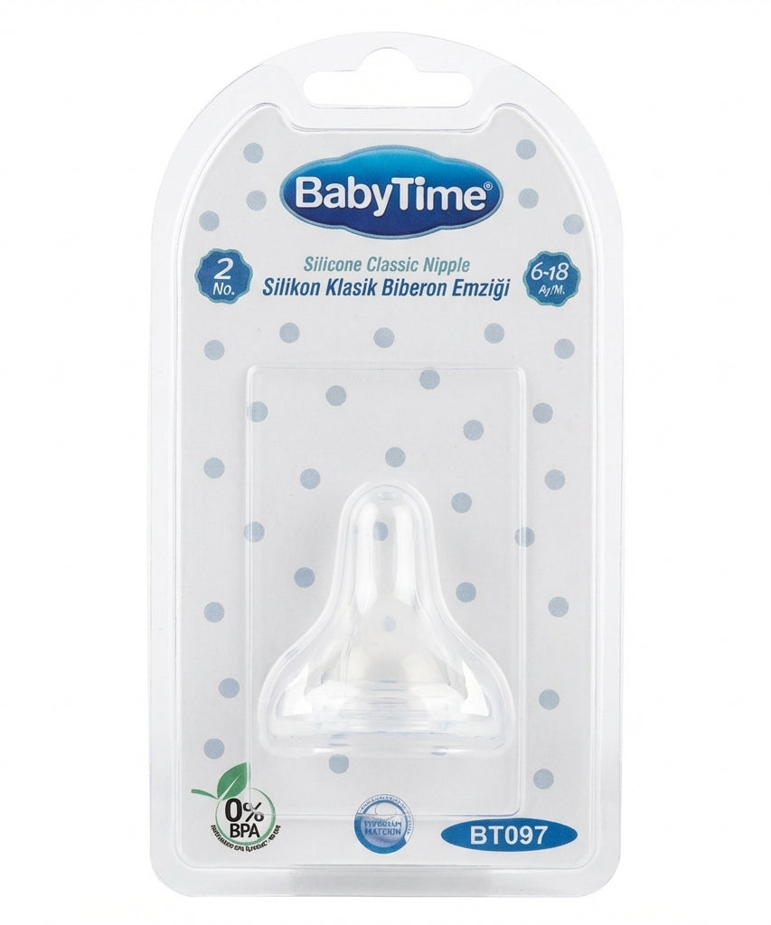 BabyTime Silicone Classic Nipple