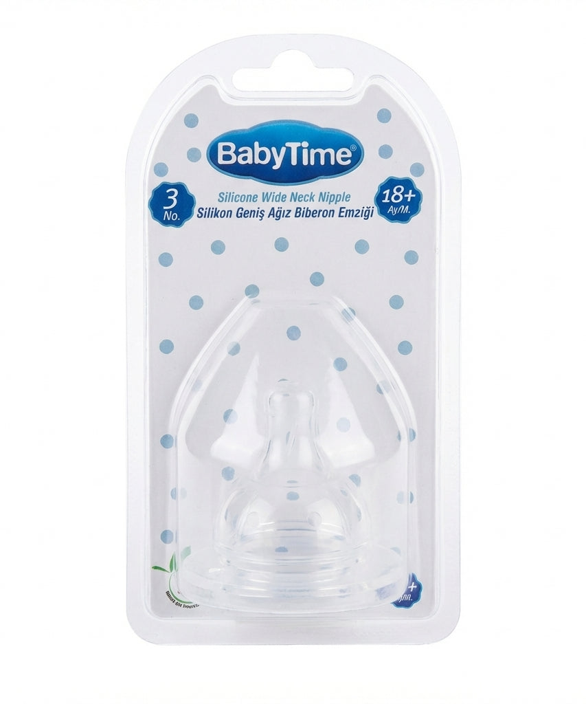 BabyTime Silicone Wide Neck Nipple