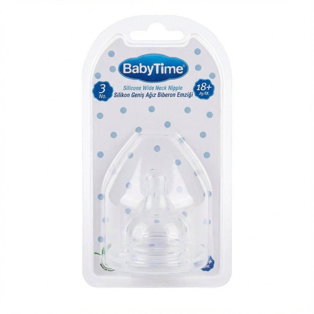 BabyTime Silicone Wide Neck Nipple