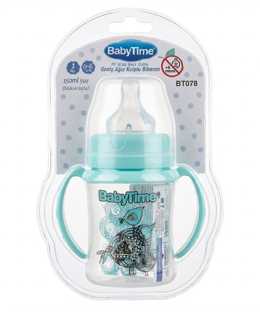 BabyTime PP Wide Neck Bottle with Handles