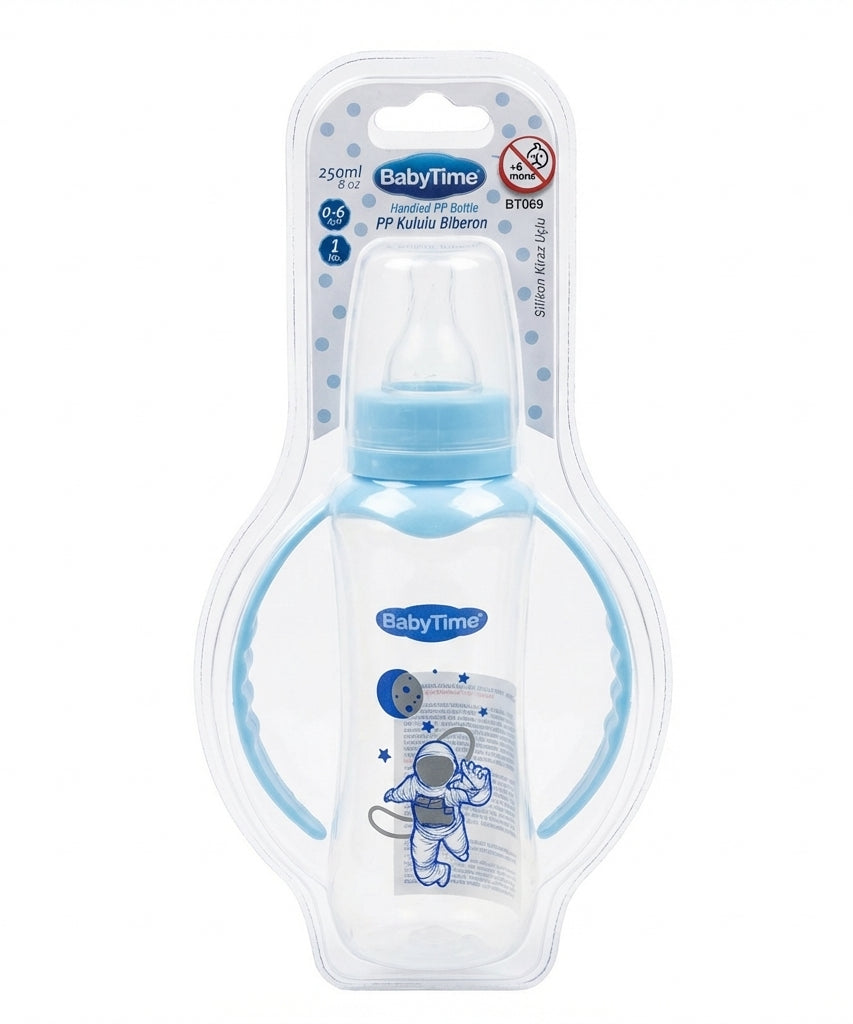 BabyTime Handled PP Bottle, 250ml