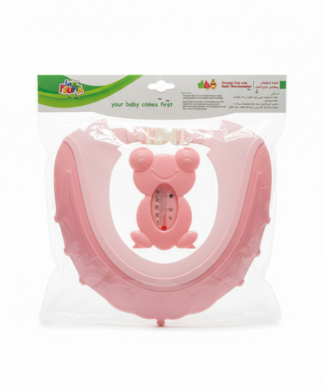 La Fruta Shower Cap and Bath Thermometer Set