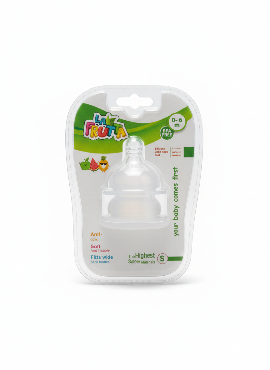 LA FRUTTA Silicone Wide Neck Teat